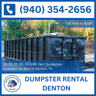 Dumpster Rental Made Simple in Denton, TX - Denton County - DDD Dumpster Rental Denton